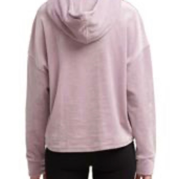 DKNY Sport Lilac Velour Hoodie Women’s Small - Picture 7 of 8